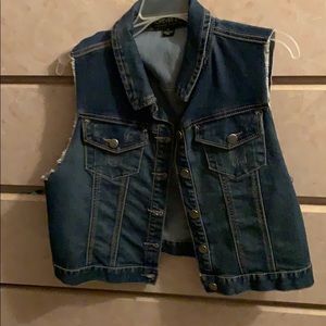 Denim vest